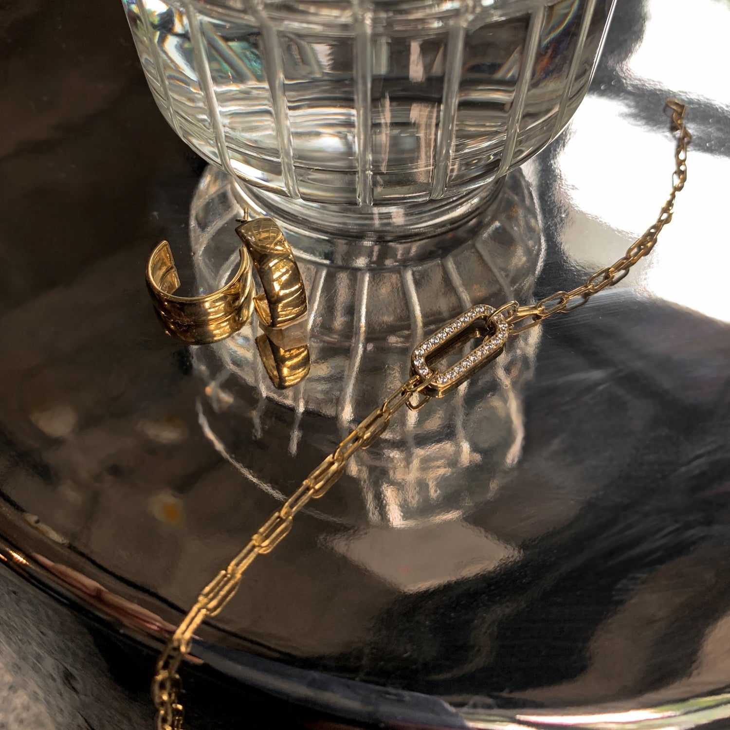 Mini Bold Hoop Earrings
