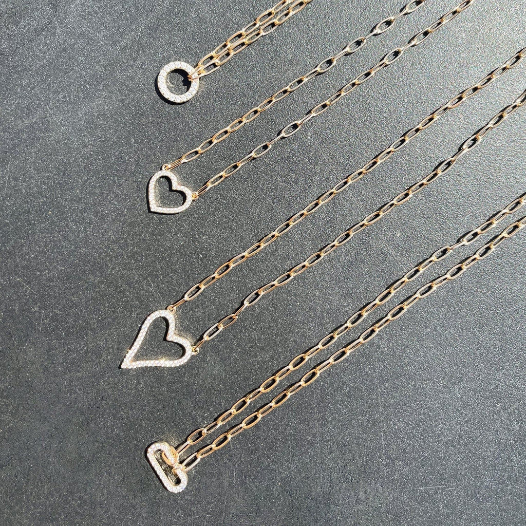 Heart Pendant Necklace JEN24119