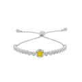 Star Disc Half Tennis Bolo Bracelet JEB18667