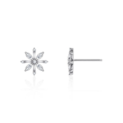 Snowflake Stud Earrings JEE11177
