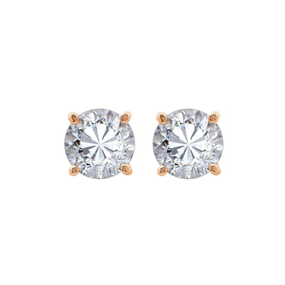 Solitaire Round Stud Earrings JEE14832