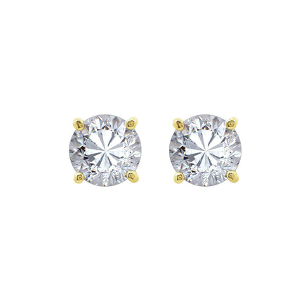 Solitaire Round Stud Earrings JEE14832