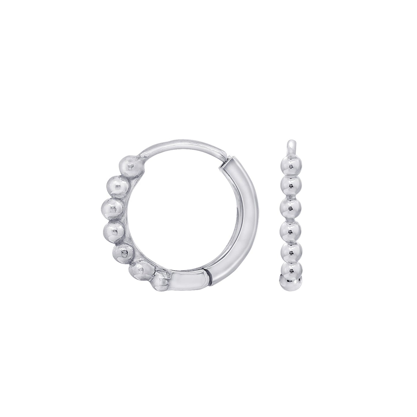 Ball Huggie Hoop Earrings JEE18597