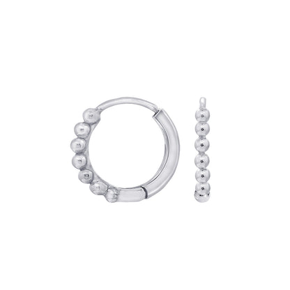 Ball Huggie Hoop Earrings JEE18597