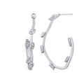1.8inch Vine Hoop Earrings