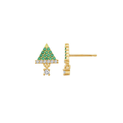 Christmas Tree Stud Earrings JEE24625