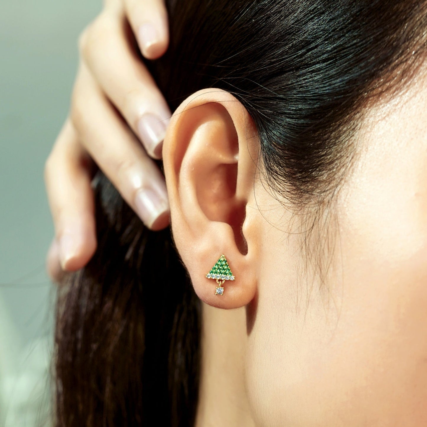 Christmas Tree Stud Earrings JEE24625