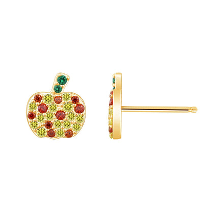 Minimal Sweet Pumpkin Stud Earrings JEE24628