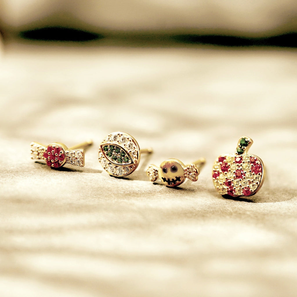 Minimal Sweet Pumpkin Stud Earrings JEE24628