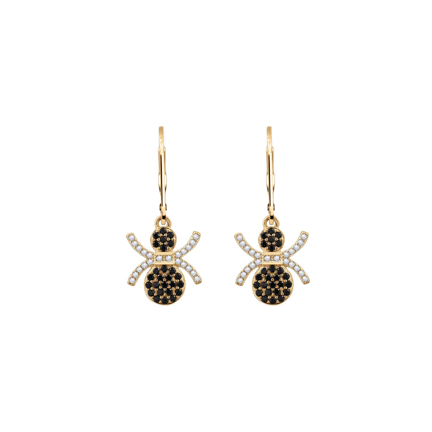 Halloween Spider Drop Leverback Earrings JEE24634