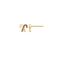 Cross Candy Cane Stud Earrings JEE24642