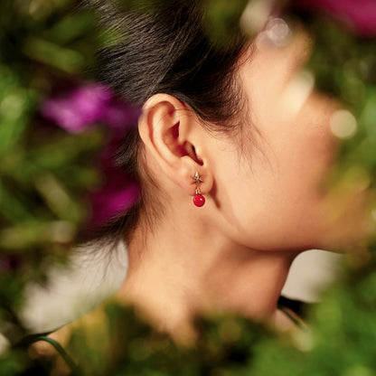 Christmas Bauble Stud Earrings JEE24644