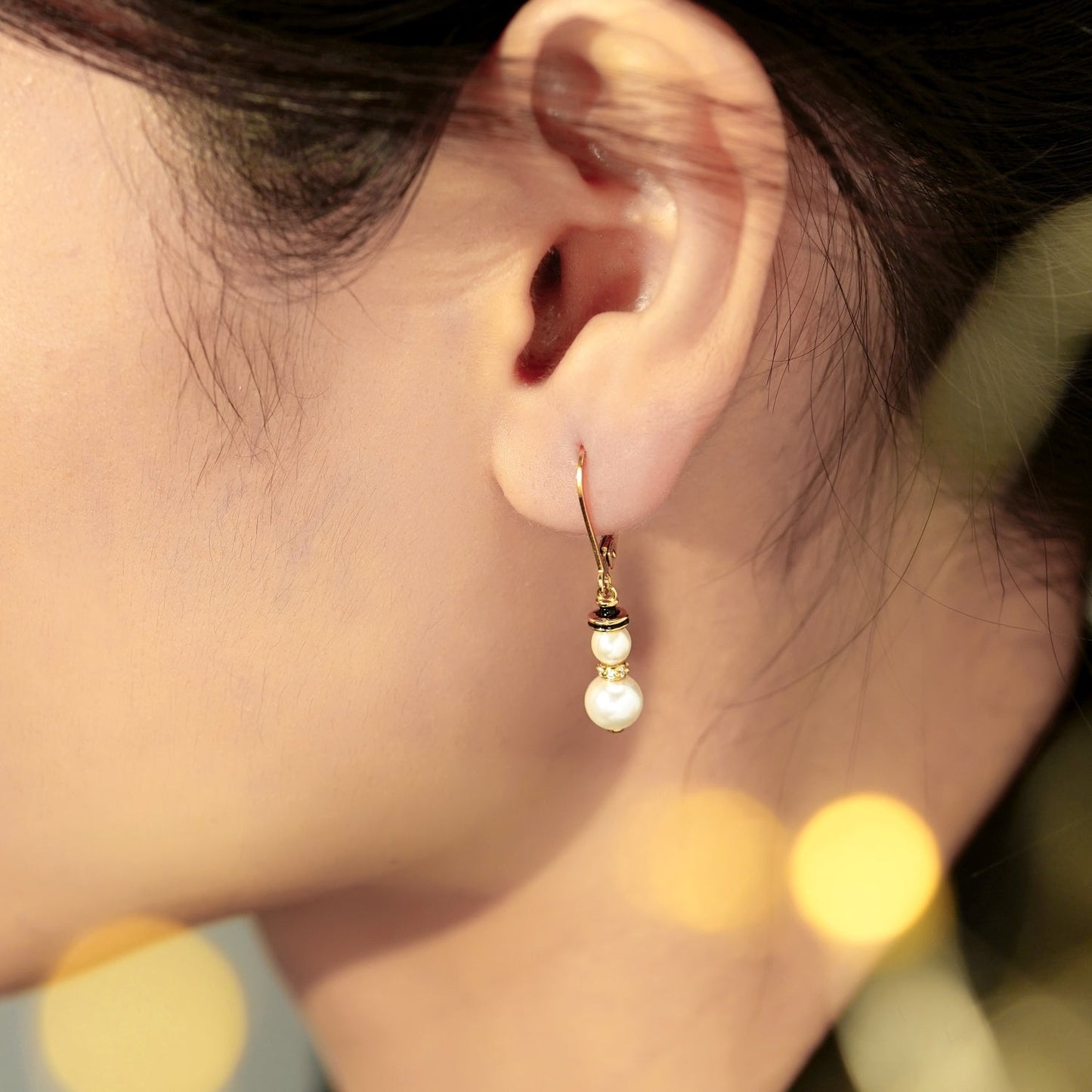 Cute Snowman Dangle Leverback Earrings JEE24648