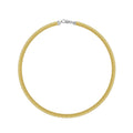 6mm Reversible Domed Avvollo Omega Necklace, 18"