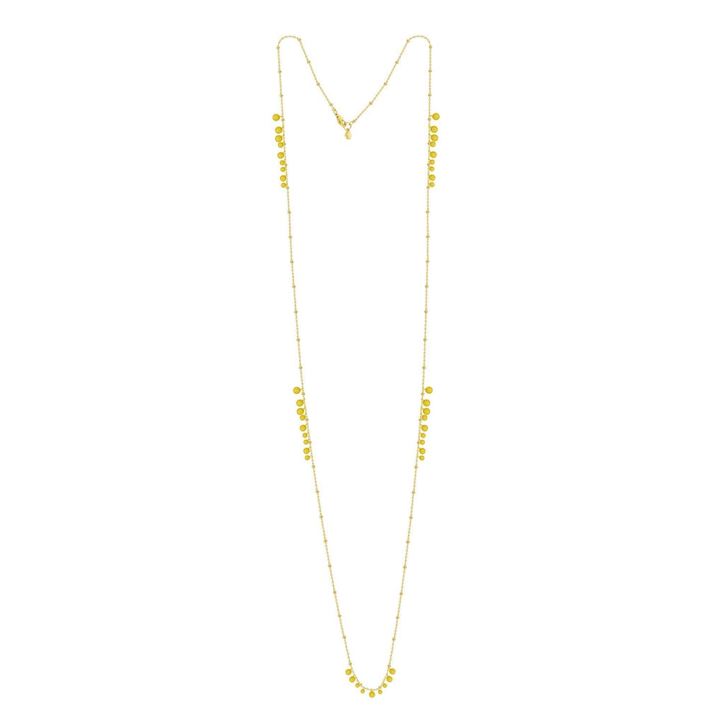 Cluster Disc Station Necklace