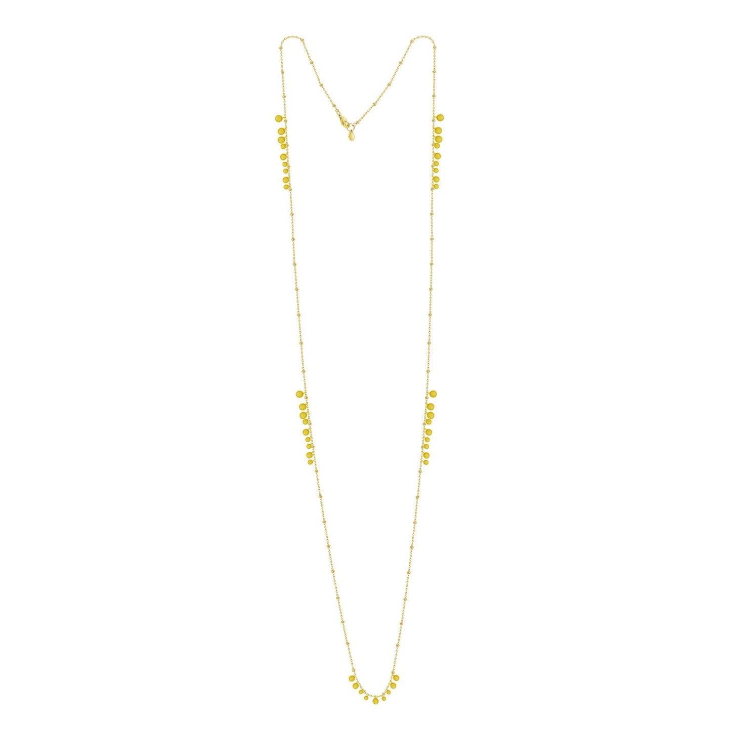 Cluster Disc Station Necklace