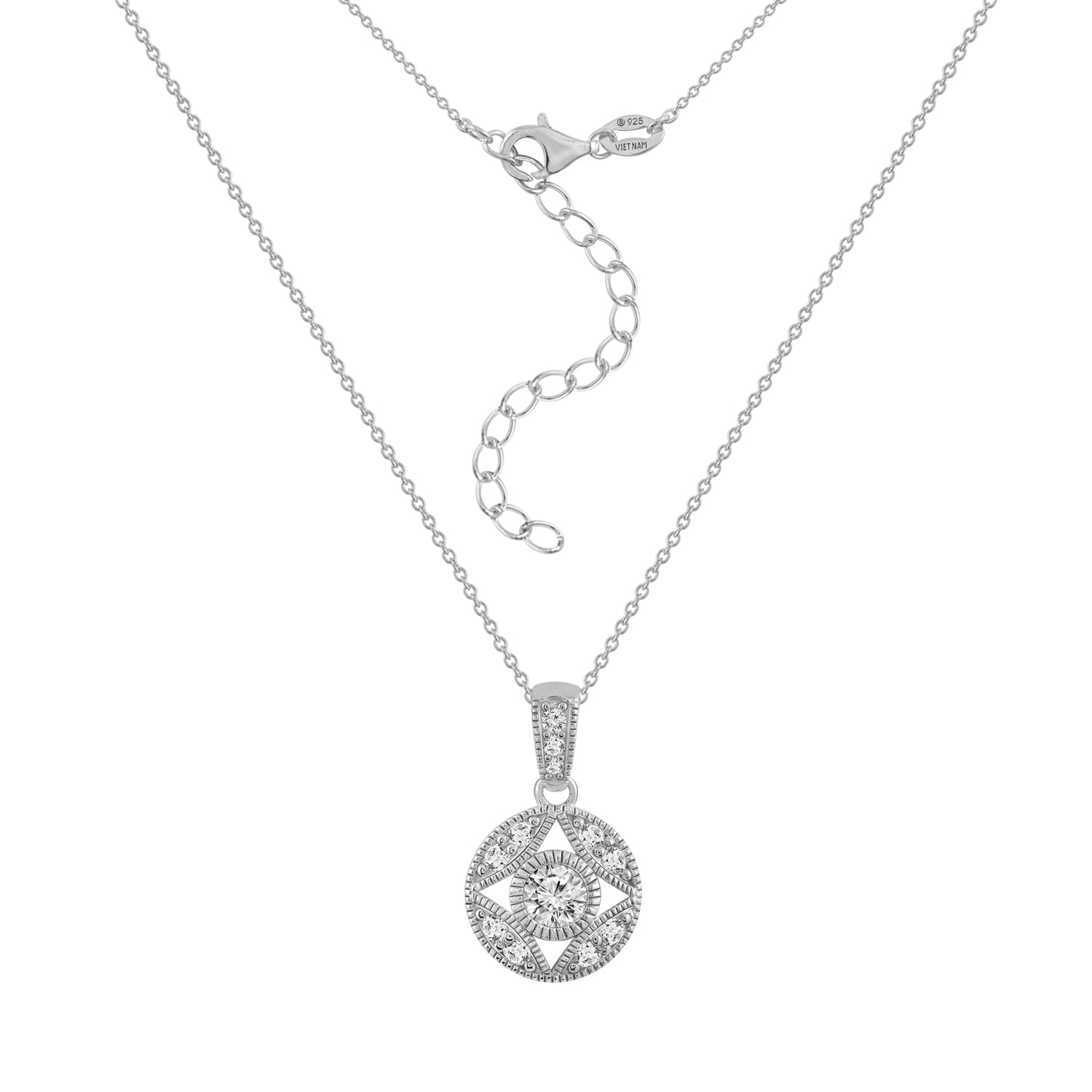 Hollow Antique Pendant Necklace_2
