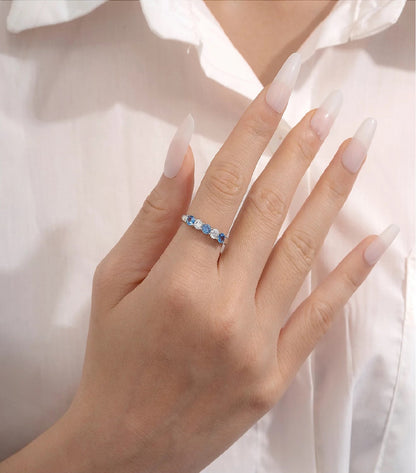 1 cttw Round Cut 5 Stone Ring