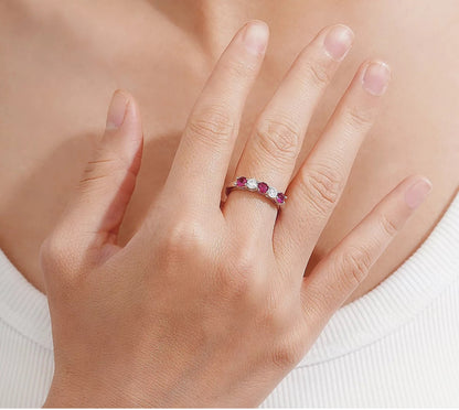 1 cttw Round Cut 5 Stone Ring