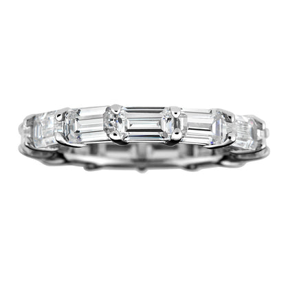 Horizontal Baguette Eternity Band Ring JER00642