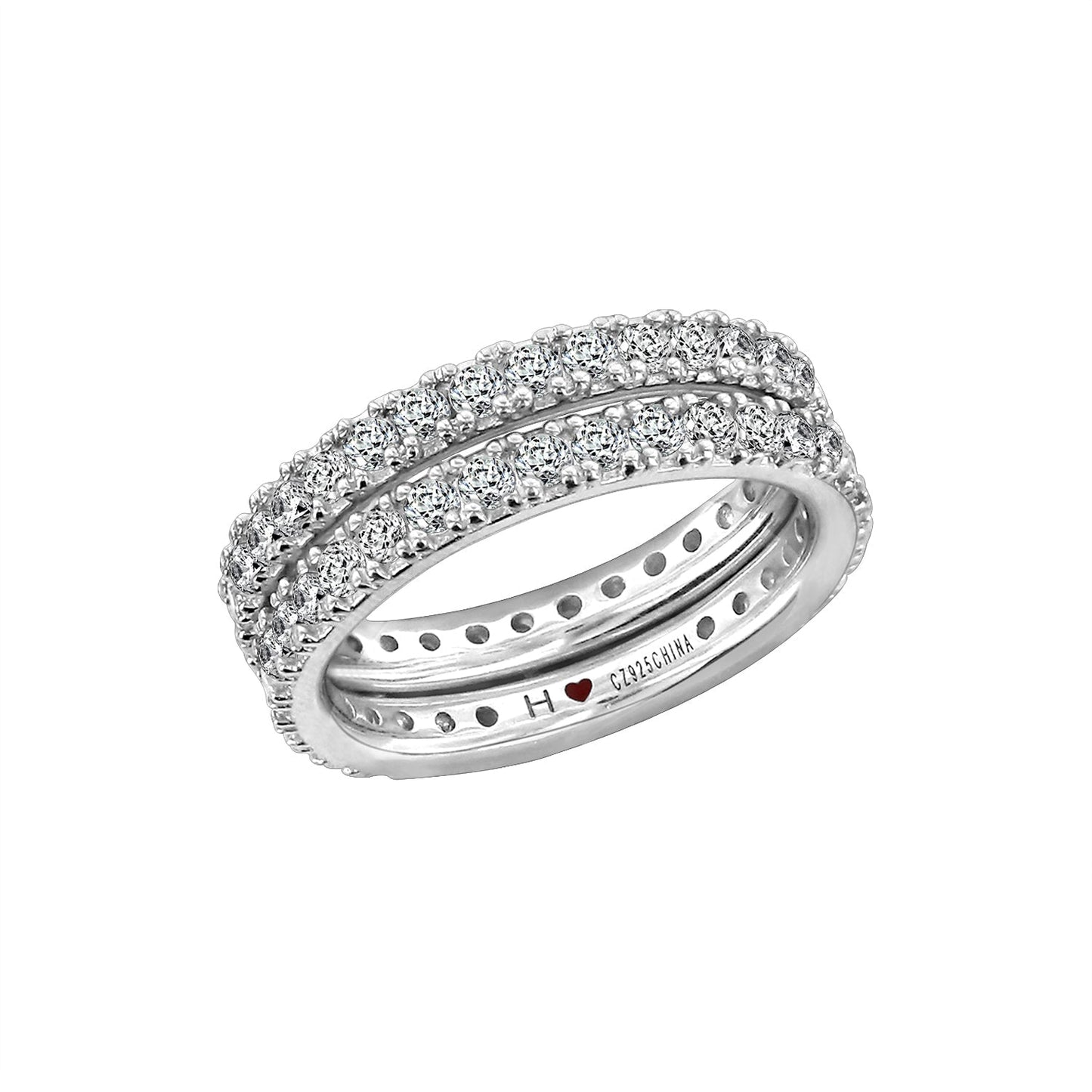 Double 2mm Eternity Band
