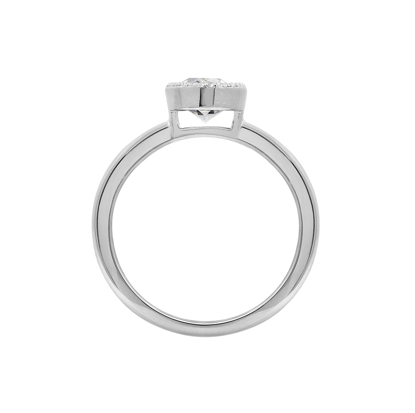 1.5 cttw Oval Cut Solitare Ring