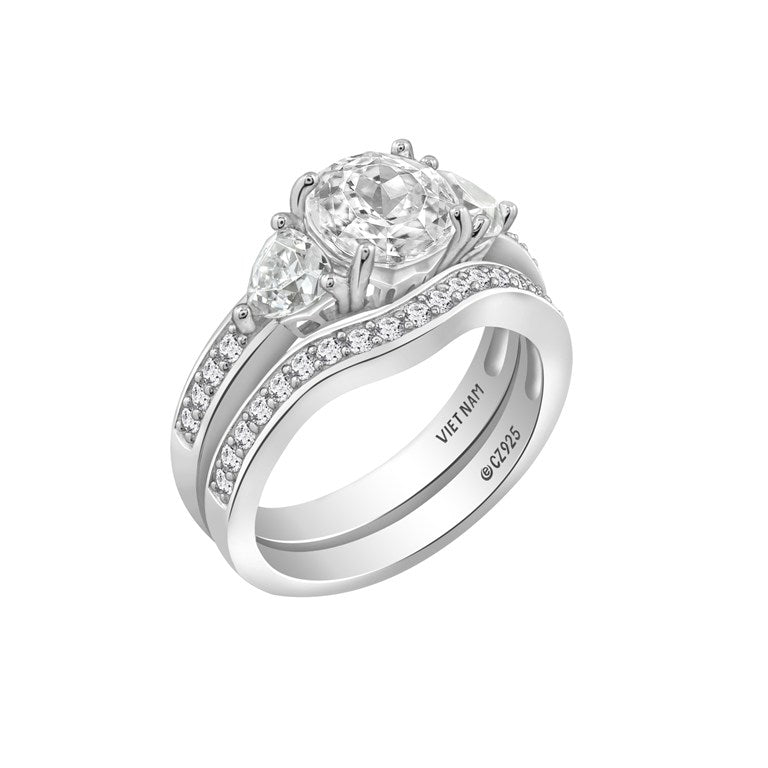 3.35 cttw Bridal Ring Set