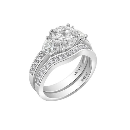 3.35 cttw Bridal Ring Set