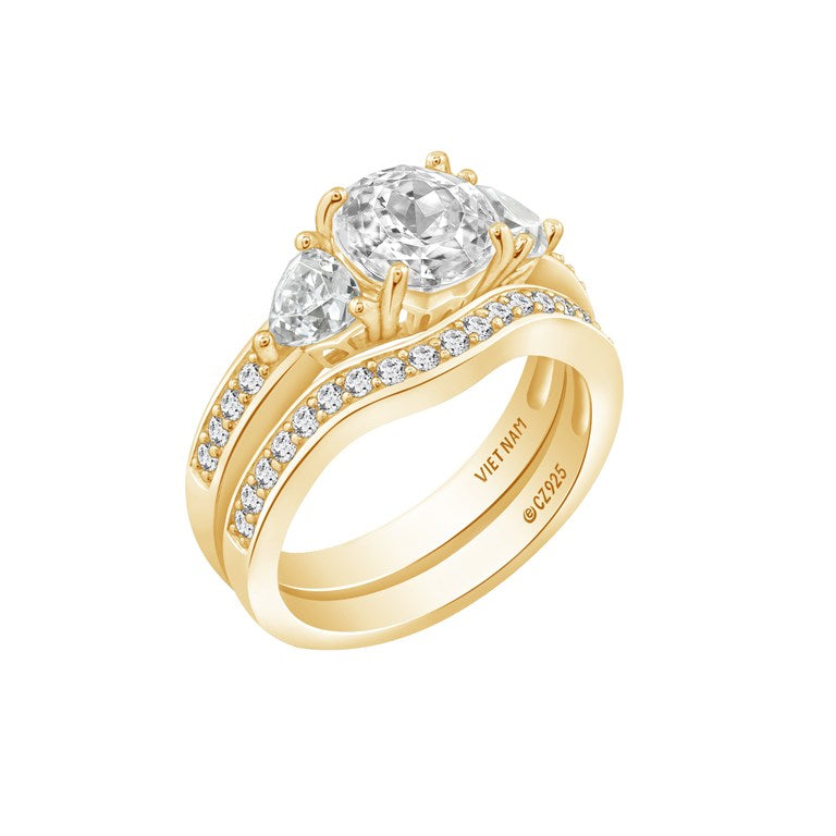 3.35 cttw Bridal Ring Set