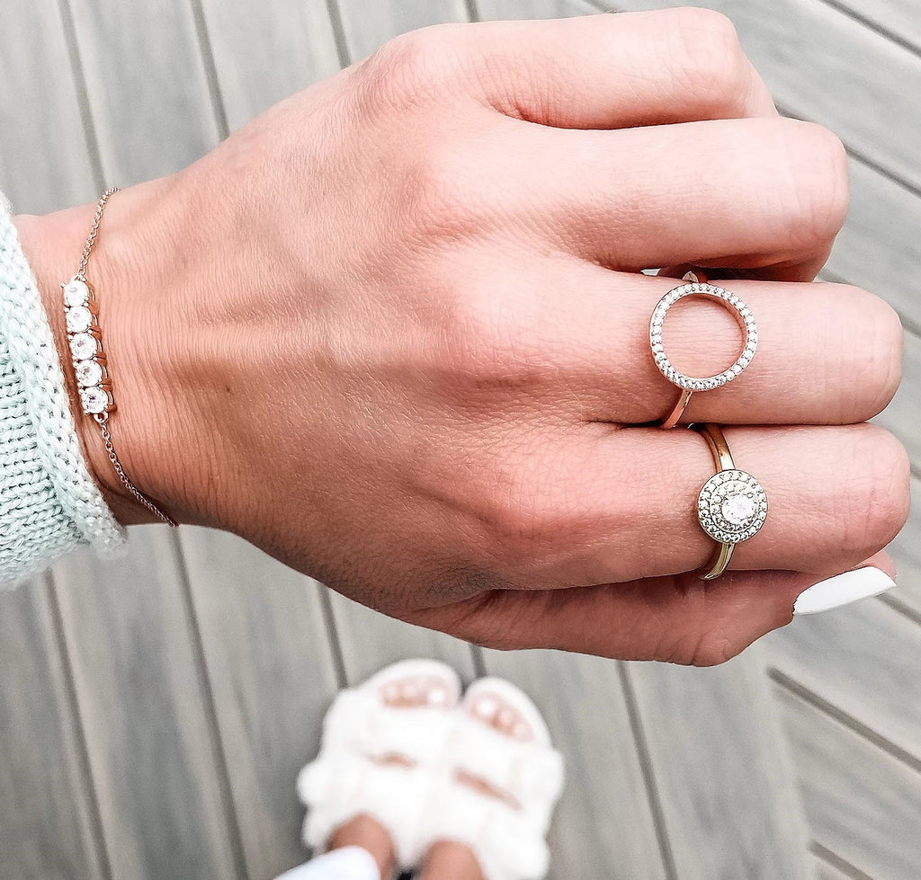 Double Halo Ring
