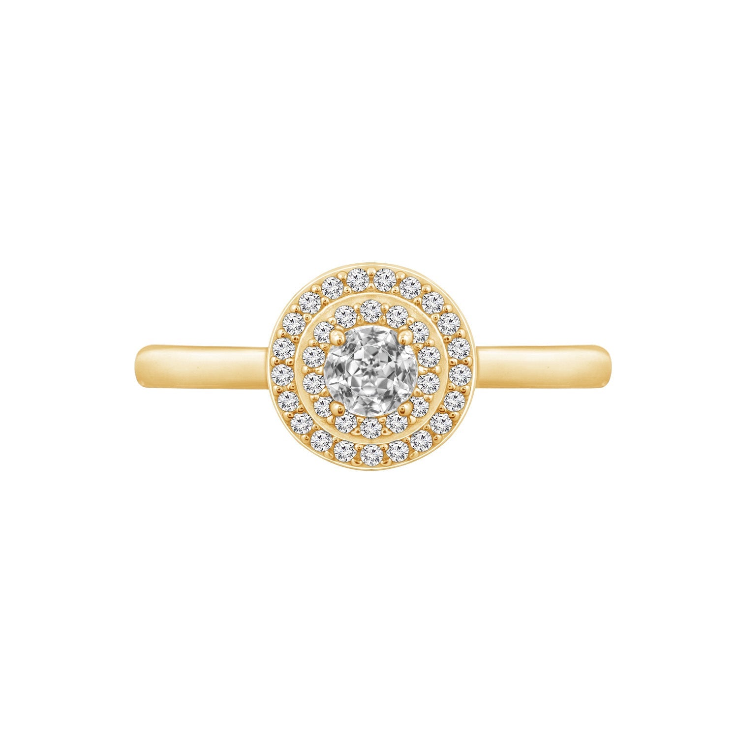 Double Halo Ring