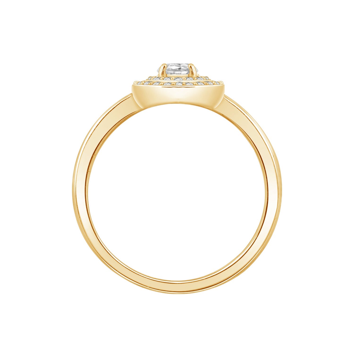 Double Halo Ring