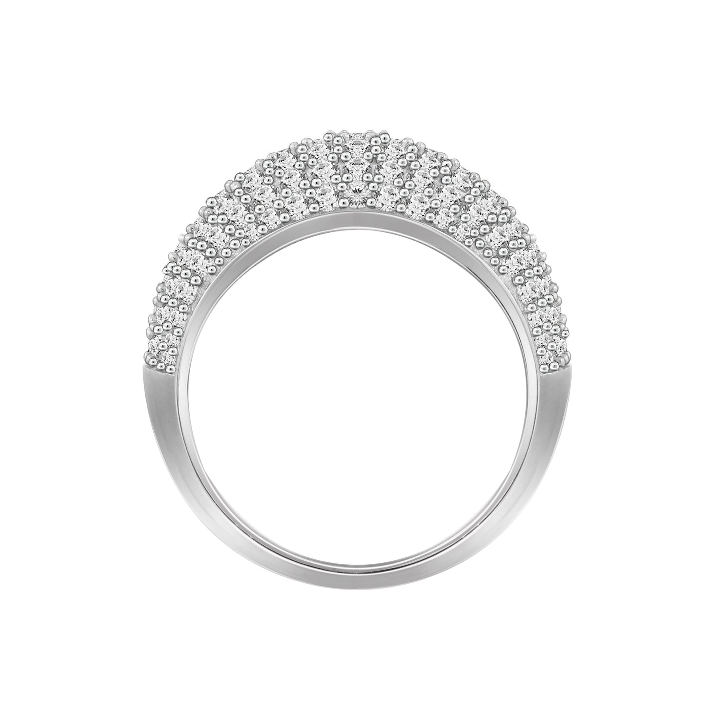 2.10 cttw Pave Band Ring