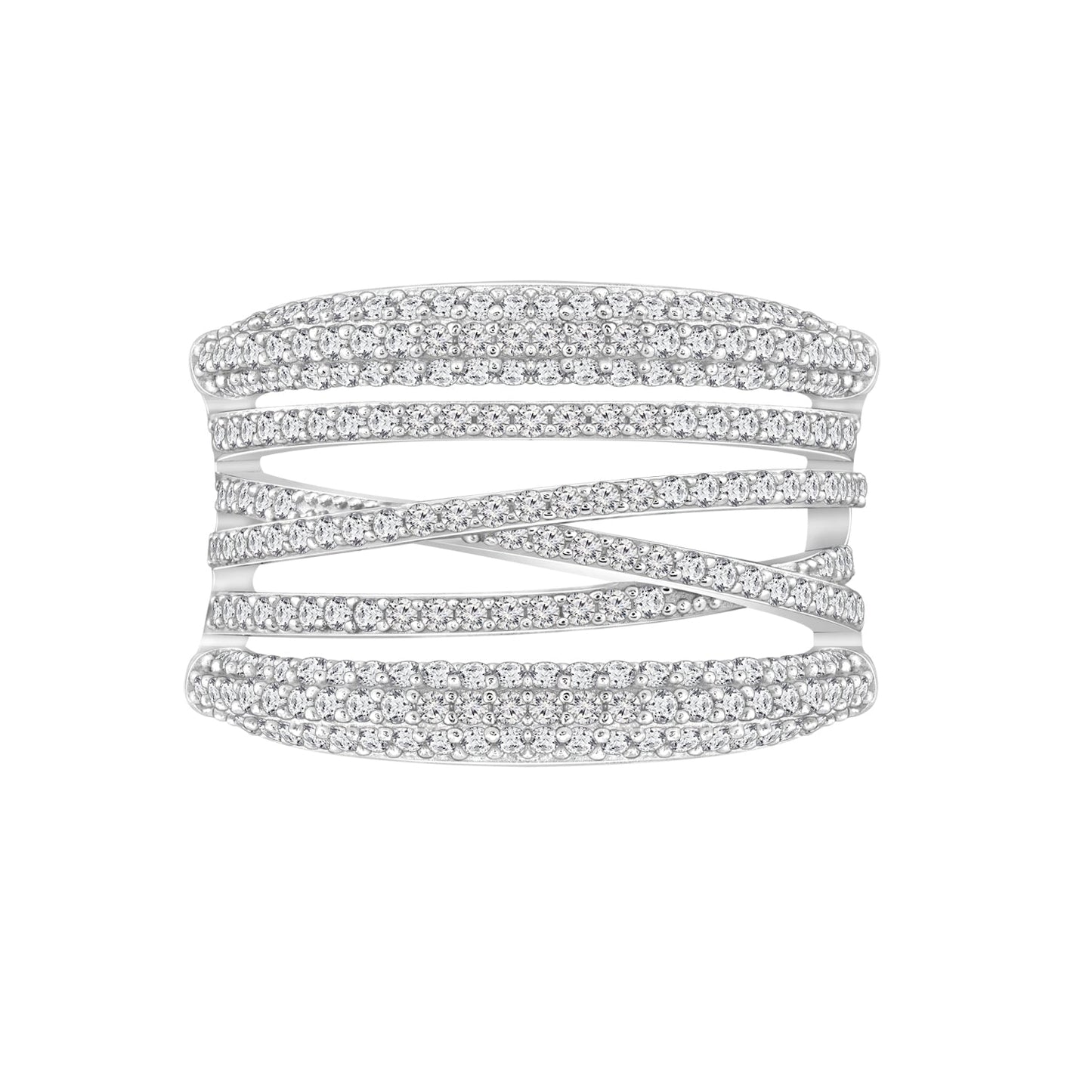 Crisscross Spiral Ring JER25724