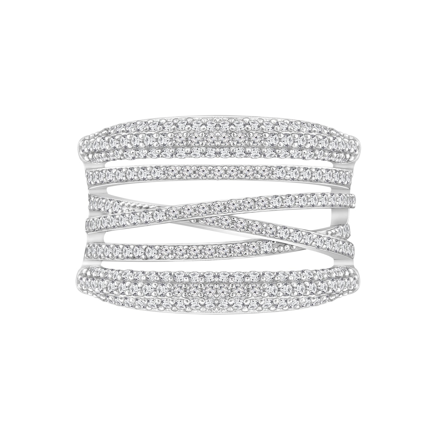 Crisscross Spiral Ring JER25724