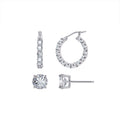 6.20-Carat Hoop & Stud Earrings