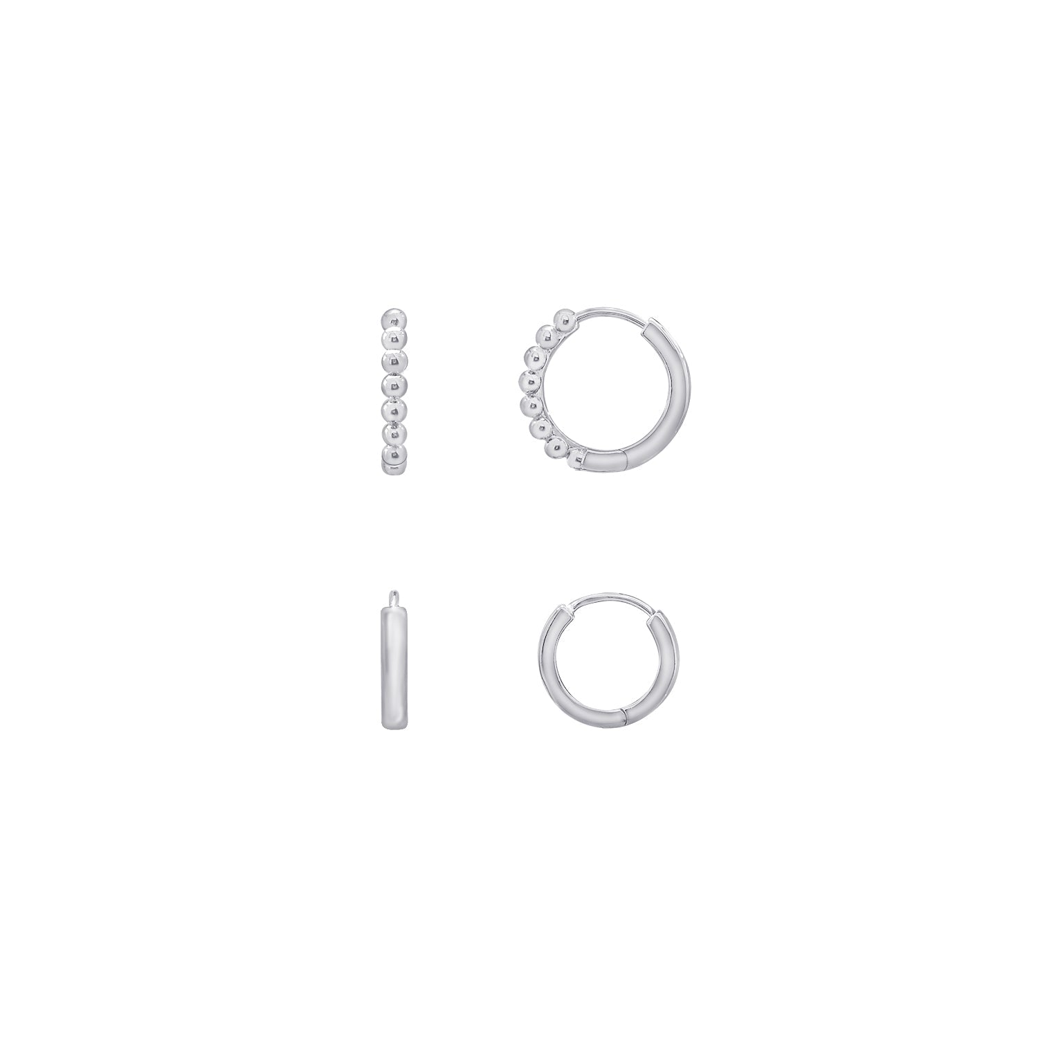 Huggie Set Hoop Earrings JES18732