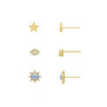 Galaxy Summer Minimal Earrings Set JES20187