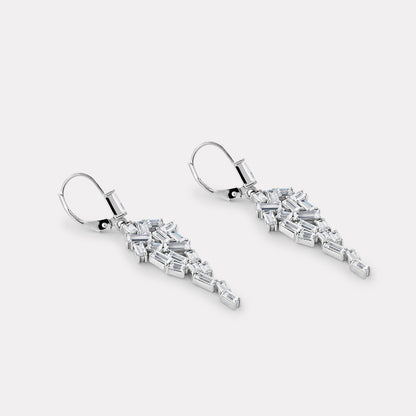 Baguette Cascade Earrings