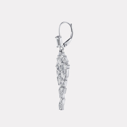 Baguette Cascade Earrings