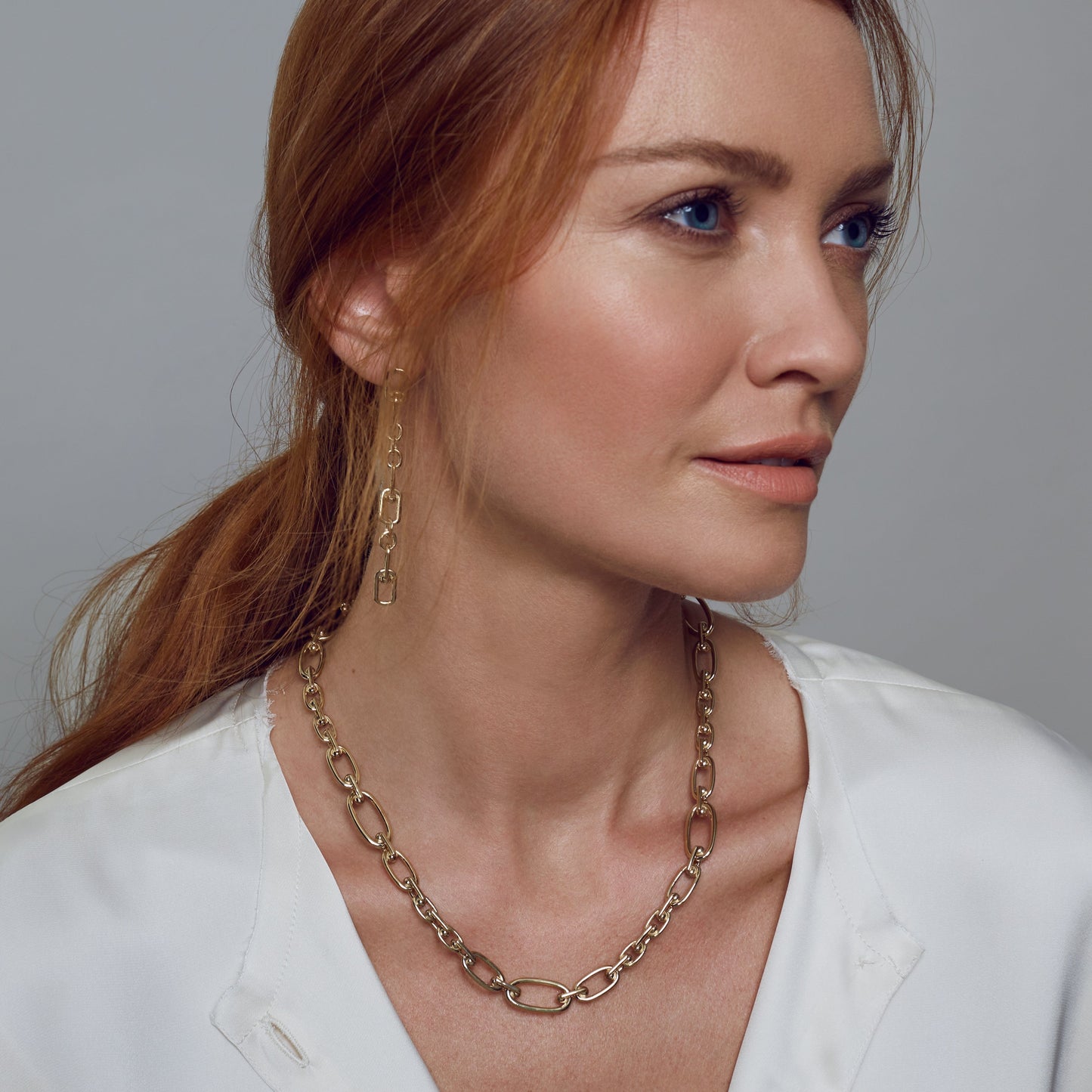 Figaro Chain Link Necklace