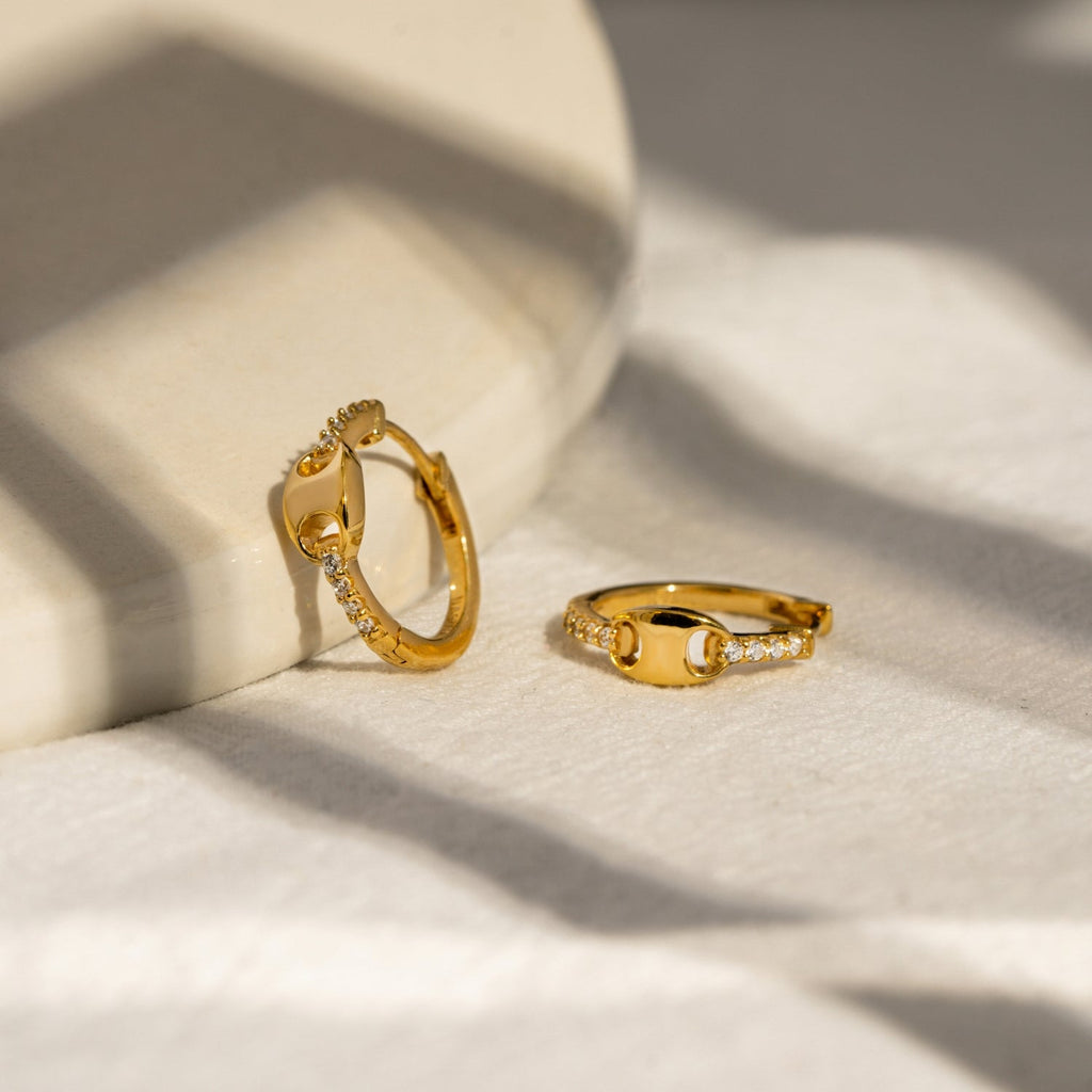 Soda Pull Tab Hoop Earrings