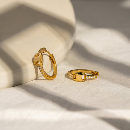 Soda Pull Tab Hoop Earrings