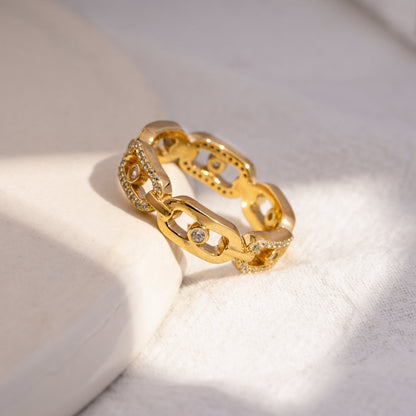 Alternative Paper Clip Chain Ring