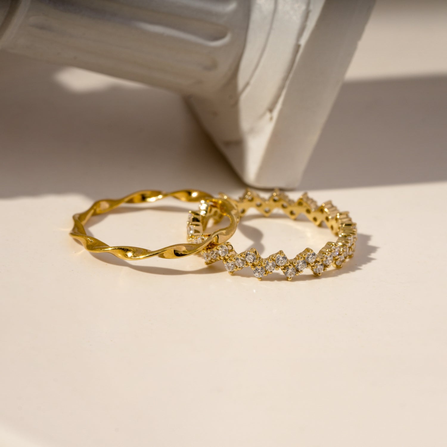 Golden Wave Ring