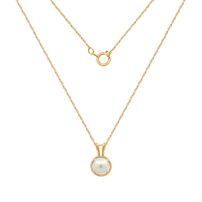 Birthstone Pendant Necklace, 18"