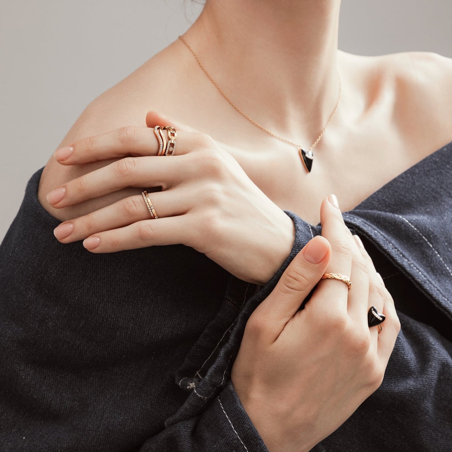 Alternative Paper Clip Chain Ring