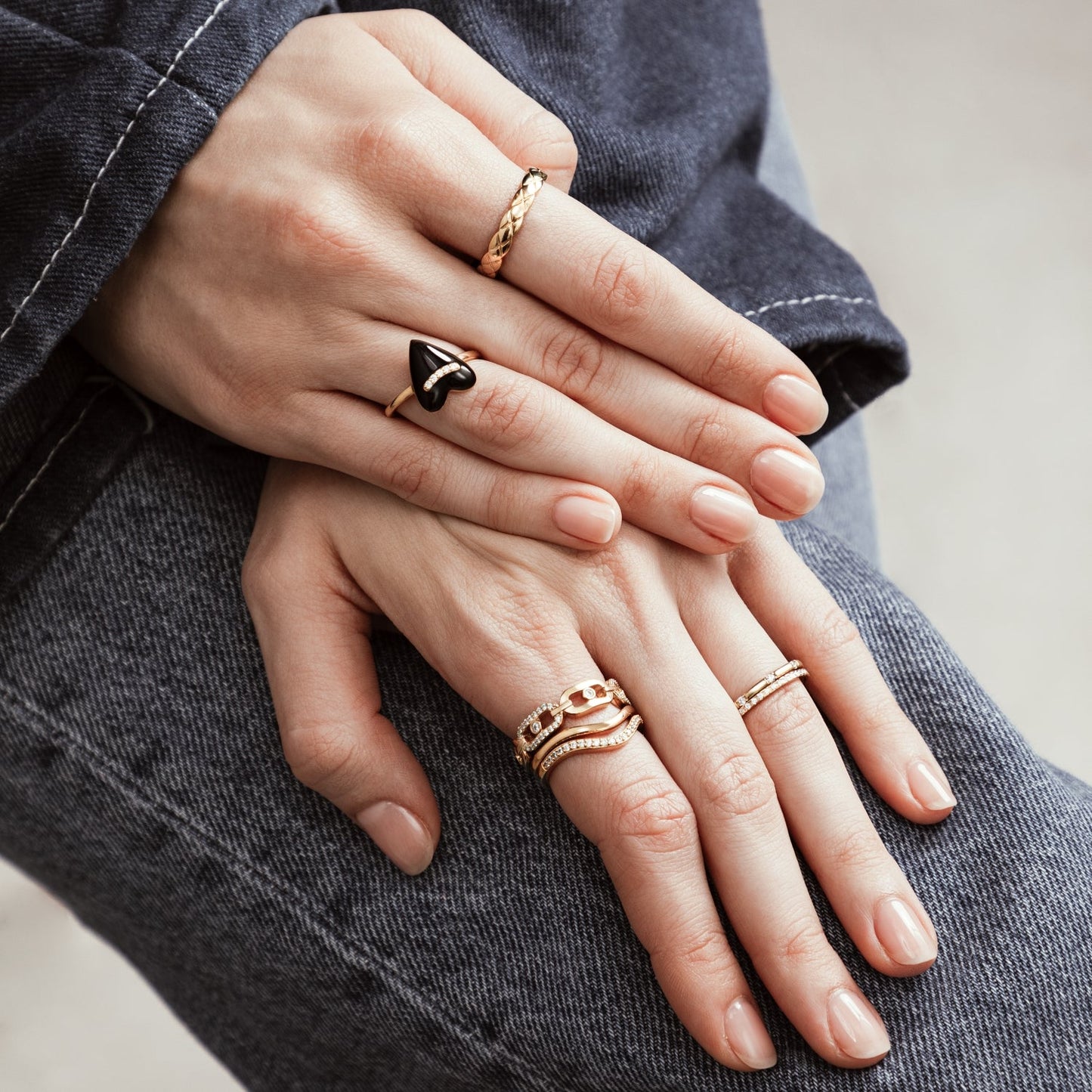 Alternative Paper Clip Chain Ring
