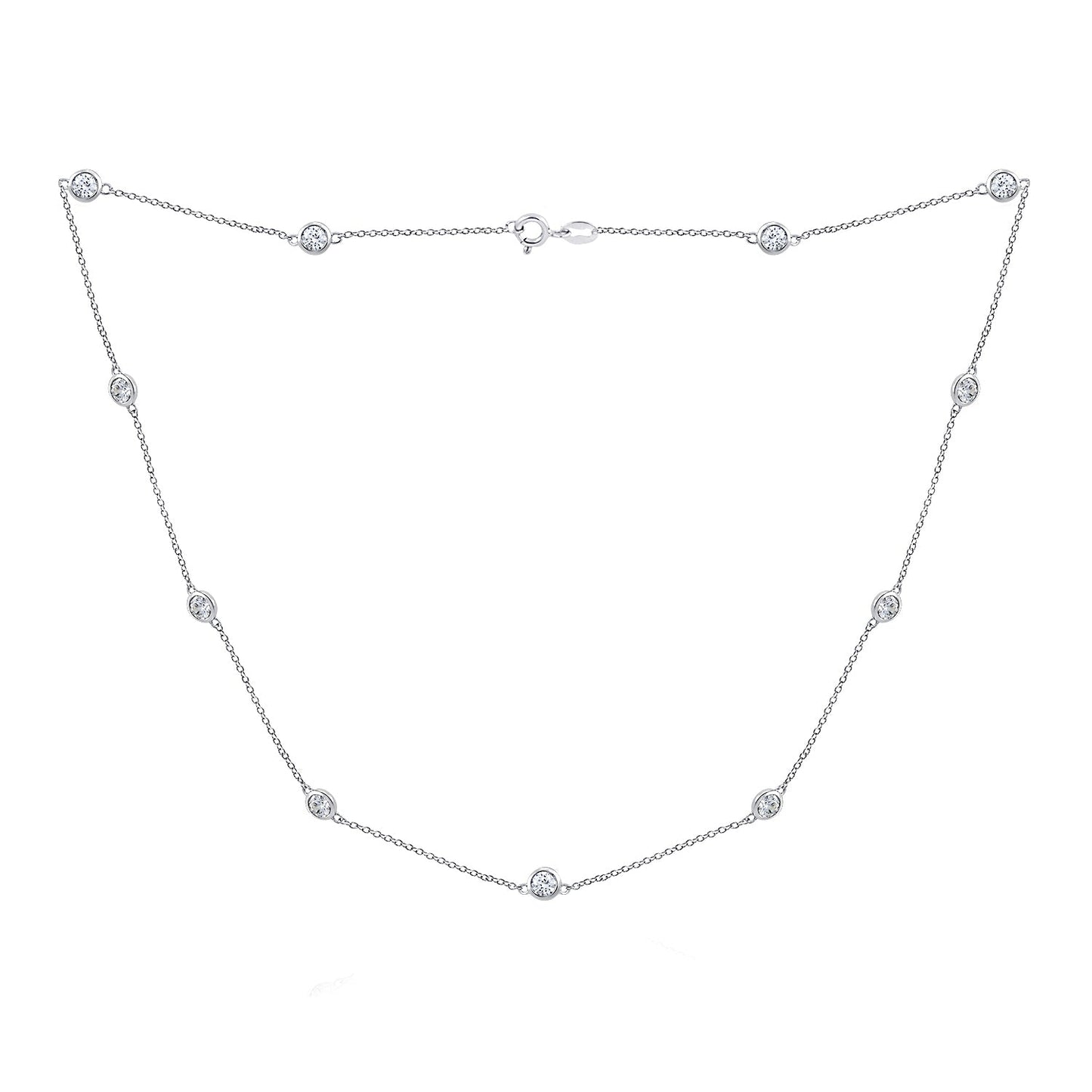 Round-Cut by The Yard Necklace