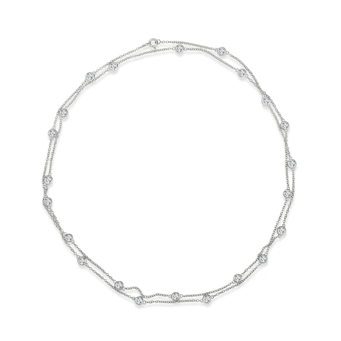 Round-Cut By The Yard Necklace